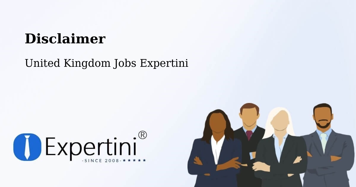 Disclaimer – Silverdale - United Kingdom Jobs Expertini